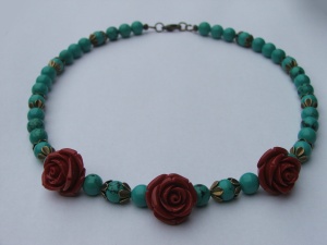 Collier Coral Rose02